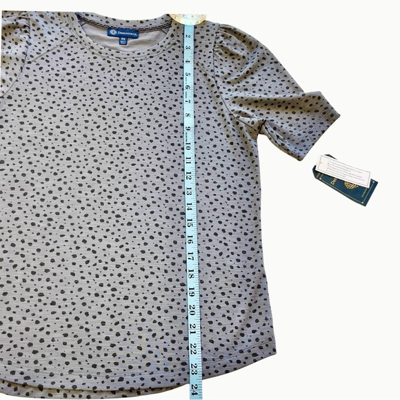 Democracy: Grey Animal Print Blouse. - Picture 11 of 11